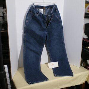 Carhartt Relaxed Fit Denim Blue Carpenter Jeans, Size 34 x 30